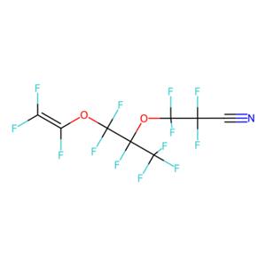 aladdin 阿拉丁 T405044 2,2,3,3-四氟-3-[[1,1,1,2,3,3-六氟-3-[(1,2,2-三氟乙烯基)氧基]丙烷-2-基]氧基]丙腈 69804-19-9 93%