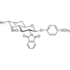 aladdin 阿拉丁 M157794 4-甲氧苯基-3-O-苄基-4,6-O-苯亚甲基-2-脱氧-2-苯二甲酰亚氨基-β-D-吡喃葡萄糖苷 129575-88-8 98.0%(HPLC)