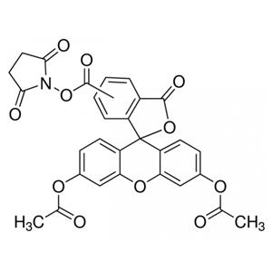 aladdin 阿拉丁 C131127 5(6)-羧基二乙酸荧光素琥珀酰亚胺酯（CFDA） 150347-59-4 ≥90% (HPLC),用于荧光分析