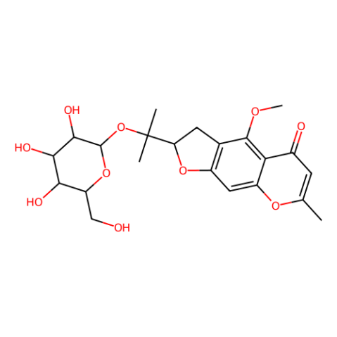 5-O-甲基维斯阿米醇苷,4'-O-β-D-Glucosyl-5-O-methylvisamminol