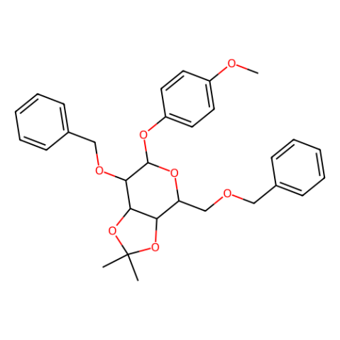 4-甲氧苯基2,6-二-O-苄基-3,4-O-异亚丙基-β-D-吡喃半乳糖苷,4-Methoxyphenyl 2,6-Di-O-benzyl-3,4-O-isopropylidene-β-D-galactopyranoside