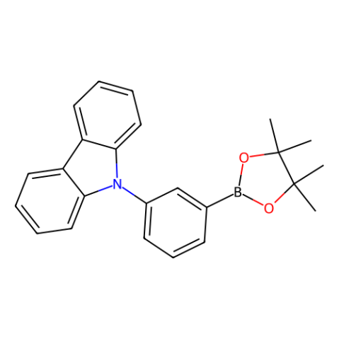 9-[3-(4,4,5,5-四甲基-1,3,2-二氧杂环戊硼烷-2-基)苯基]咔唑,9-[3-(4,4,5,5-Tetramethyl-1,3,2-dioxaborolan-2-yl)phenyl]carbazole