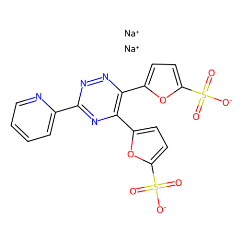 3-(2-吡啶基)-5,6-二(2-呋喃基)-1,2,4-三嗪-5′,5′′-二磺酸 二钠盐,3-(2-Pyridyl)-5,6-di(2-furyl)-1,2,4-triazine-5′,5′′-disulfonic acid disodium salt