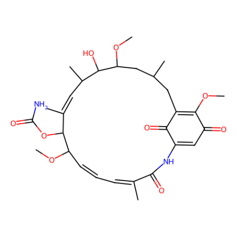 格爾德霉素,Geldanamycin from Streptomyces hygroscopicus