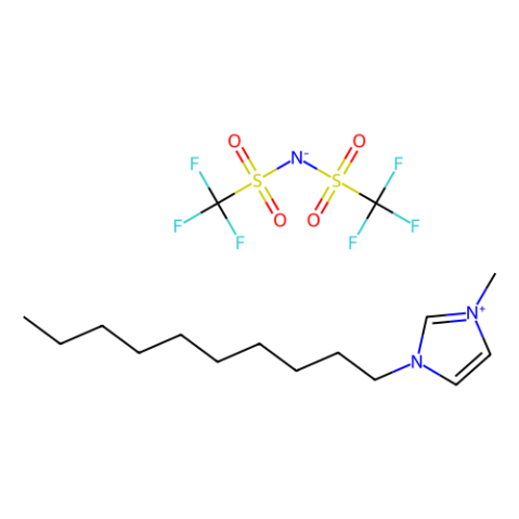 1-癸基-3-甲基咪唑双(三氟甲烷磺酰基)酰亚胺,1-Decyl-3-methylimidazolium Bis(trifluoromethanesulfonyl)imide