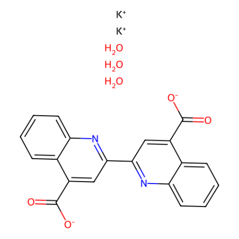 2,2’-联喹啉-4,4’-二甲酸二钾盐三水物,2,2′-Biquinoline-4,4′-dicarboxylic acid dipotassium salt trihydrate