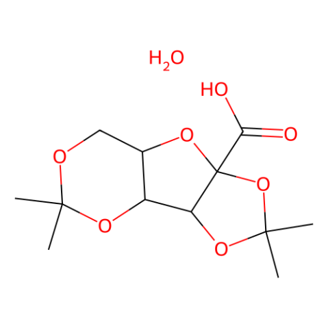 (-)-2,3:4,6-二-O-异亚丙基-2-酮-L-古洛糖酸一水合物,(-)-2,3:4,6-Di-O-isopropylidene-2-keto-L-gulonic acid monohydrate