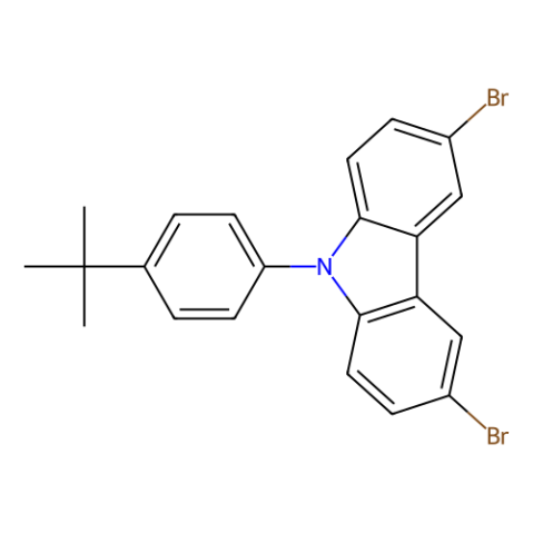 3,6-二溴-9-(4-叔丁基苯基)-9H-咔唑,3,6-Dibromo-9-(4-tert-butylphenyl)-9H-carbazole