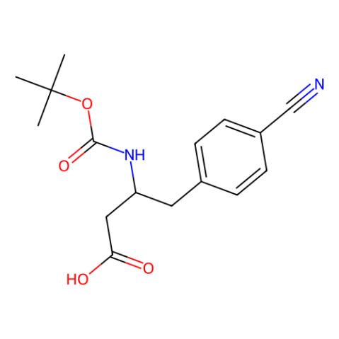 Boc-(R)-3-氨基-4-(4-氰基-苯基)-丁酸,(R)-Boc-4-cyano-β-Homophe-OH