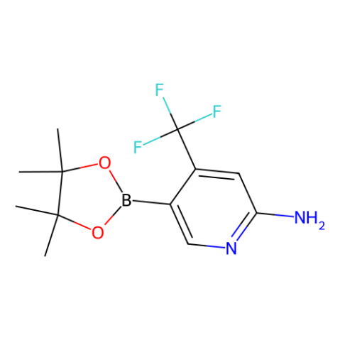 2-氨基-4-三氟甲基-5-吡啶硼酸嚬哪醇酯,2-Amino-4-(trifluoromethyl)pyridine-5-boronic acid pinacol ester