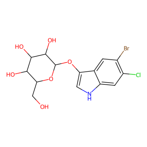 5-溴-6-氯-3-吲哚-β-D-吡喃葡萄糖苷,5-Bromo-6-chloro-3-indolyl-β-D-glucopyranoside