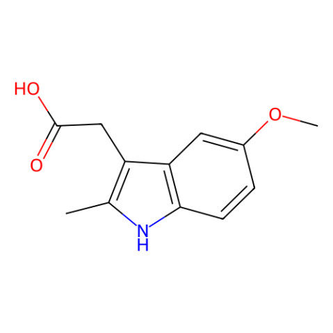 5-甲氧基-2-甲基-3-吲哚乙酸,5-Methoxy-2-methyl-3-indoleacetic acid