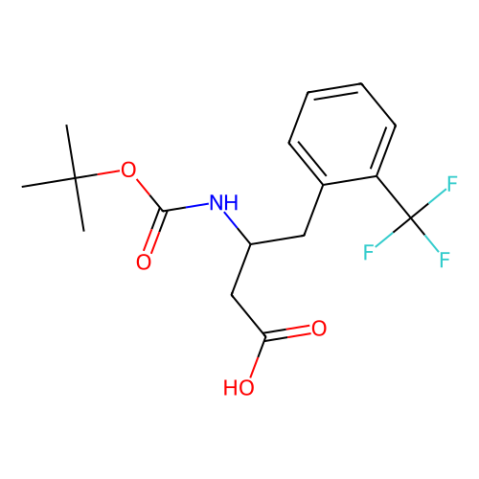 Boc-(S)-3-氨基-4-(2-三氟甲基苯基)-丁酸,(S)-Boc-2-(trifluoromethyl)-β-Homophe-OH