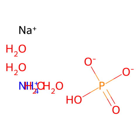 磷酸氢钠铵四水合物,Ammonium sodium phosphate dibasic tetrahydrate