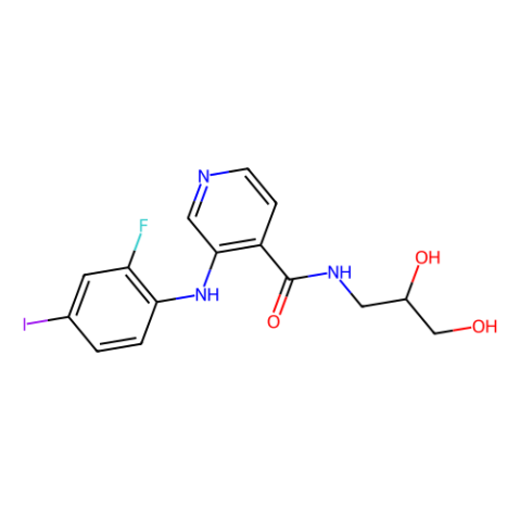 N-[(2S)-2,3-二羟基丙基]-3-[(2-氟-4-碘苯基)氨基]-4-吡啶甲酰胺,Pimasertib (AS-703026)