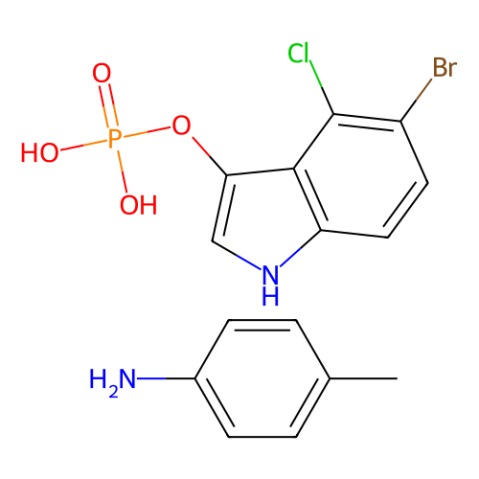 5-溴-4-氯-3-吲哚基磷酸酯对甲苯胺盐（BCIP),5-Bromo-4-chloro-3-indolyl phosphate p-toluidine salt