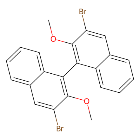 (R)-3,3'-二溴-2,2'-二甲氧基-1,1'-联萘,(R)-3,3'-Dibromo-2,2'-dimethoxy-1,1'-binaphthyl