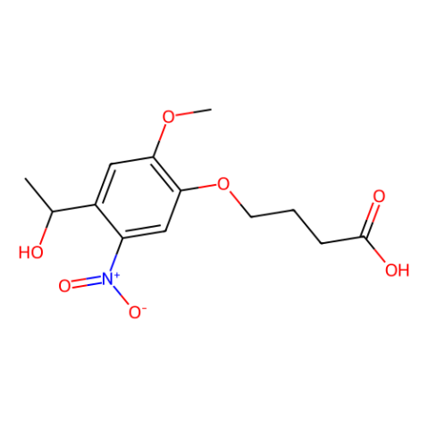 4-[4-(1-羟乙基)-2-甲氧基-5-硝基苯氧基]丁酸,4-[4-(1-Hydroxyethyl)-2-methoxy-5-nitrophenoxy]butanoic Acid