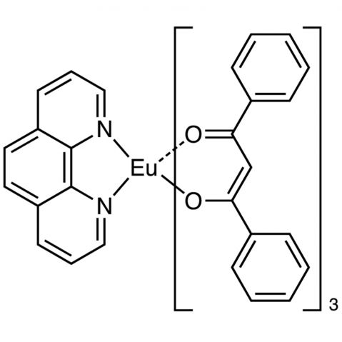 三(1,3-二苯基-1,3-丙二酮基)(1,10-鄰二氮雜菲)銪(Ⅲ),Tris(1,3-diphenyl-1,3-propanedionato)(1,10-phenanthroline)europium(III)