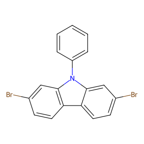 2,7-二溴-9-苯基咔唑,2,7-Dibromo-9-phenylcarbazole