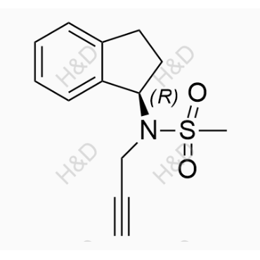 N-甲磺?；?N-炔丙基-1-氨基茚滿,N-Methanesulfonyl-N-propynyl-1-aminoindane