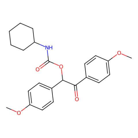 环己基氨基甲酸1,2-双(4-甲氧基苯基)-2-氧乙酯,1,2-Bis(4-methoxyphenyl)-2-oxoethyl Cyclohexylcarbamate