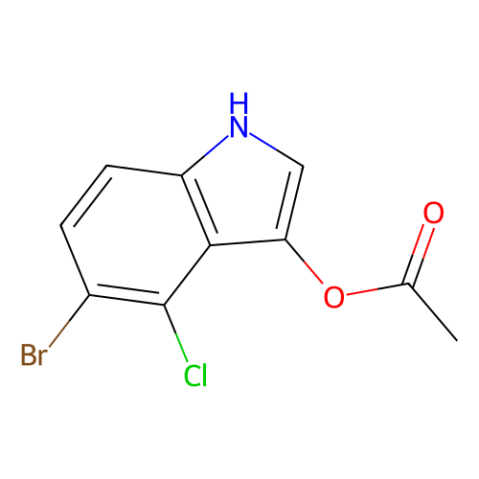 5-溴-4-氯-3-吲哚乙酸酯,5-Bromo-4-chloro-3-indolyl acetate