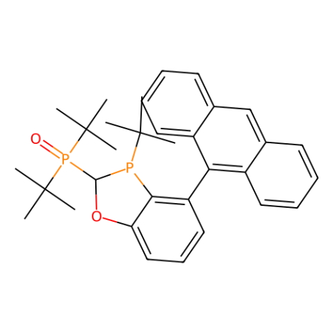 (2S,3S)-2-[二(叔丁基膦)]-4-(9-蒽基)-3-叔丁基-2,3-二氫-1,3-苯并氧磷雜環(huán)戊二烯,((2S,3S)-4-(anthracen-9-yl)-3-(tert-butyl)-2,3-dihydrobenzo[d][1,3]oxaphosphol-2-yl)di-tert-butylphosphine oxide