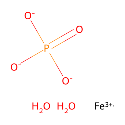 磷酸铁(III) 二水合物,Iron(III) phosphate dihydrate