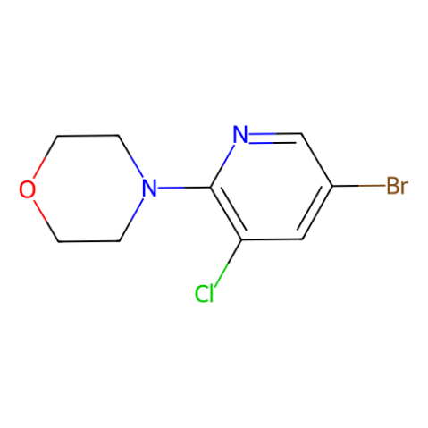 4-(5-溴-3-氯-2-吡啶基)吗啉,4-(5-Bromo-3-chloropyridin-2-yl)morpholine