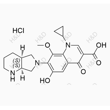 莫西沙星杂质28(盐酸盐),Moxifloxacin Impurity 28(Hydrochloride)