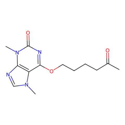 己酮可可碱 EP 杂质G,3,7-Dihydro-3,7-dimethyl-6-[(5-oxohexyl)oxy]-2H-purin-2-one