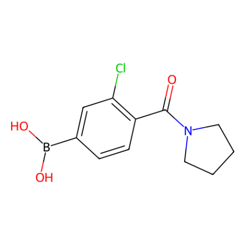 3-氯-4-(吡咯烷基-1-羰基)苯基硼酸,3-Chloro-4-(pyrrolidinyl-1-carbonyl)phenylboronic acid