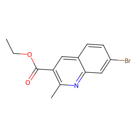 7-溴-2-甲基喹啉-3-羧酸乙酯,7-Bromo-2-methylquinoline-3-carboxylic acid ethyl ester
