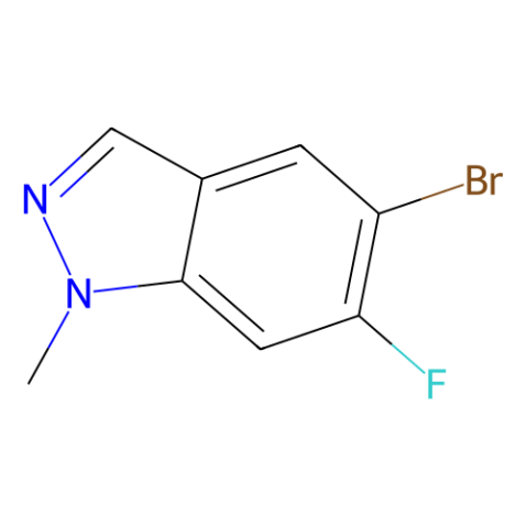 5-溴-6-氟-1-甲基-1H-吲唑,5-bromo-6-fluoro-1-methyl-1H-indazole