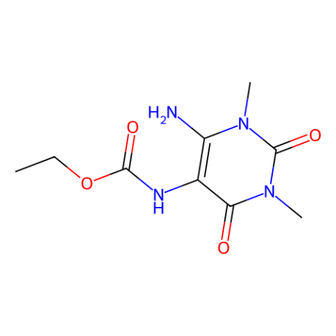 (6-氨基-1,2,3,4-四氢-1,3-二甲基-2,4-二氧代-5-嘧啶基)-氨基甲酸乙酯,Ethyl (6-Amino-1,2,3,4-Tetrahydro-1,3-Dimethyl-2,4-Dioxo-5-Pyrimidinyl)-Carbamate