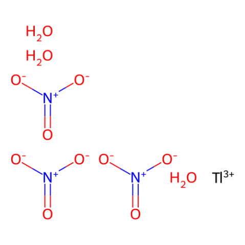 三水合硝酸铊,Thallium(III) nitrate trihydrate