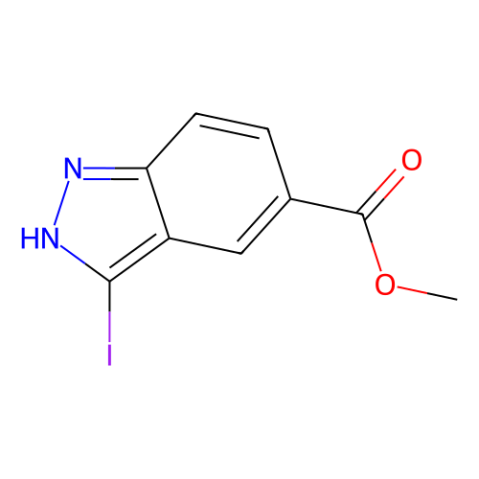 3-碘-1H-吲唑-5-羧酸甲酯,methyl 3-iodo-1H-indazole-5-carboxylate