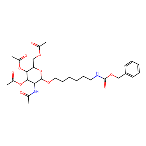N-[6-[[3,4,6-三-O-乙酰基-2-(乙酰氨基)-2-脱氧-β-D-吡喃半乳糖基]氧基]己基]氨基甲酸苄酯,N-[6-[[3,4,6-Tri-O-acetyl-2-(acetylamino)-2-deoxy-beta-D-galactopyranosyl]oxy]hexyl]carbamic acid phenylmethyl ester