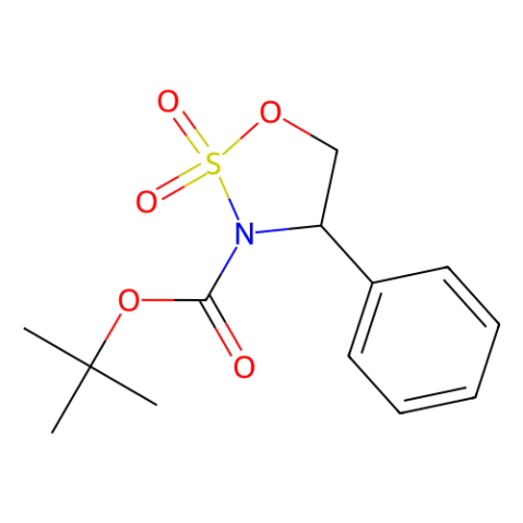 (4S)-2,2-二氧羰基-4-苯基-1,2λ?,3-氧杂噻唑烷-3-羧酸叔丁酯,tert-butyl (4S)-2,2-dioxo-4-phenyl-1,2λ?,3-oxathiazolidine-3-carboxylate