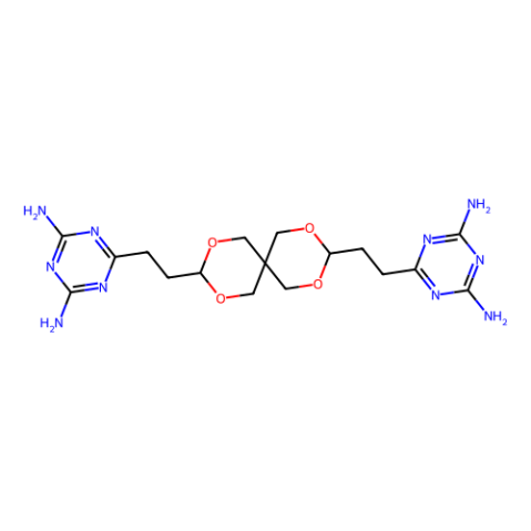 3,9-双[2-(3,5-二氨基-2,4,6-三氮杂苯基) 乙基]-2,4,8,10-四氧杂螺[5.5]十一烷,3,9-Bis[2-(3,5-diamino-2,4,6-triazaphenyl) ethyl]-2,4,8,10-tetraoxaspiro[5.5]undecane