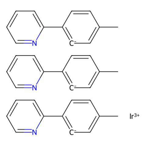 三[2-(对甲苯基)吡啶-C2,N)合铱(III),Tris[2-(p-tolyl)pyridine-C2,N)]iridium(III)