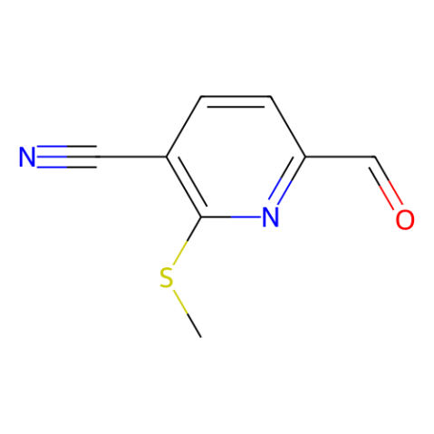 6-醛基-2-(甲巯基)烟碱氰基,6-formyl-2-(methylsulfanyl)pyridine-3-carbonitrile