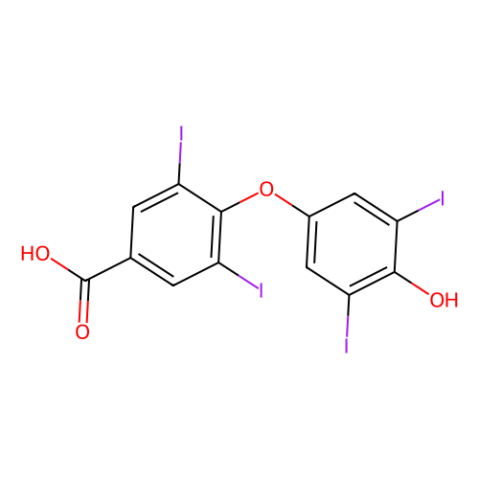 4-(4-羟基-3,5-二碘苯氧基)-3,5-二碘苯甲酸,4-(4-hydroxy-3,5-diiodophenoxy)-3,5-diiodobenzoic acid