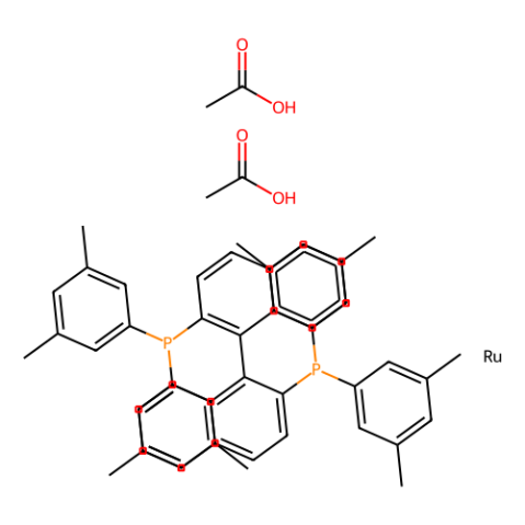 二乙酸[(S)-(-)-2,2'-双[二(3,5-二甲苯基)膦]-1,1'-联萘基]钌(II),Ru(OAc)2[(S)-xylbinap]