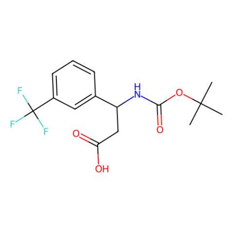 (S)-3-(Boc-氨基)-3-[3-(三氟甲基)苯基]丙酸,Boc-(s)-3-amino-3-(3-trifluoromethyl-phenyl)-propionic acid