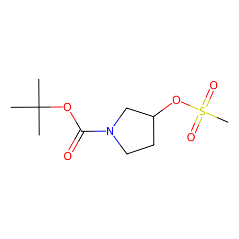 (R)-1-叔丁氧羰基-3-甲磺酰氧基吡咯烷,(R)-1-Boc-3-methanesulfonyloxypyrrolidine