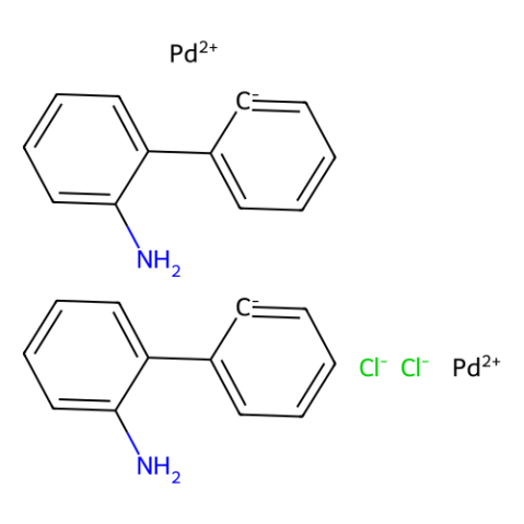 二-μ-氯双[2′-(氨基-N)[1,1′-联苯] -2-基-C]二钯(II),Di- μ- Chlorobis [2 ′ - (amino-N) [1,1 ′ - biphenyl] - 2-yl-C] dipalladium (II)