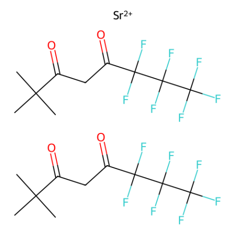 二(七氟-2,2-二甲基-3,5-辛二酮)鍶,Bis(6,6,7,7,8,8,8-heptafluoro-2,2-dimethyl-3,5-octanedionate)strontium hydrate [Sr(FOD)2]