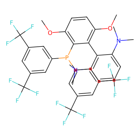 雙（3,5-雙（三氟甲基）苯基）(2′,6′-雙（二甲基氨基）-3,6-二甲氧基聯(lián)苯-2-基）膦,Bis(3,5-bis(trifluoromethyl)phenyl)(2′,6′-bis(dimethylamino)-3,6-dimethoxybiphenyl-2-yl)phosphine